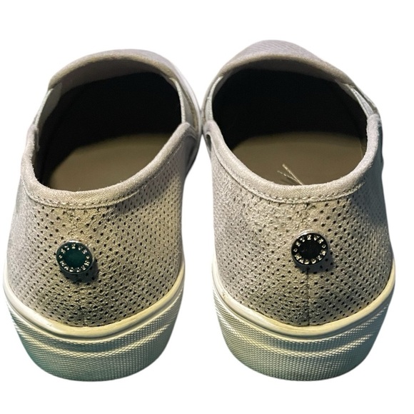 Steve Madden Klarissa Slip On Sneakers Perforated Gray Sz 8.5 - Picture 4 of 8